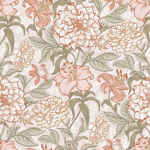 Esta Home - Vintage Flowers 158-139479