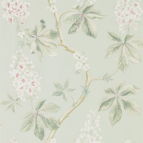 Sanderson Woodland Walk - Chestnut Tree Seaspray/Peony 215710