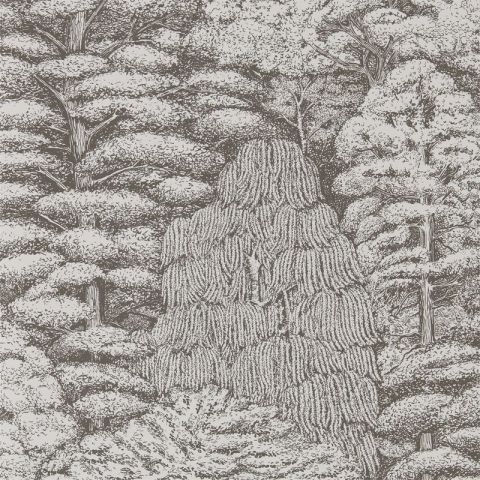 Sanderson Woodland Walk - Woodland Toile Ivory/Charcoal 215716