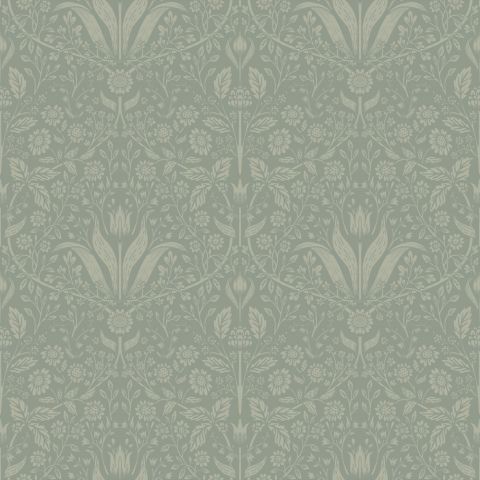 Dutch Wallcoverings First Class - Midbec Fågelsång - Mary Green 34009