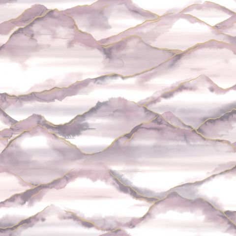 Dutch Wallcoverings First Class - Elements Denali Pink 90421