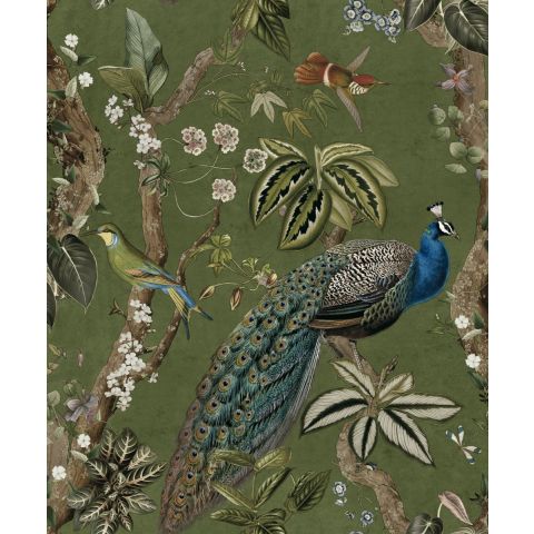 DUTCH WALLCOVERINGS FIRST CLASS ARBORETUM - CASSIA GREEN 91745