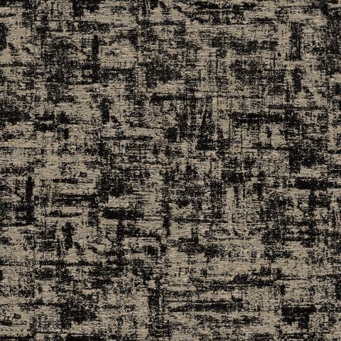 Dutch Wallcoverings First Class - Khalili Brindle Flock Black 99406