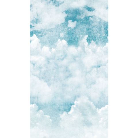 Dutch Wallcoverings One Roll One Motif - Blue Clouds A42501