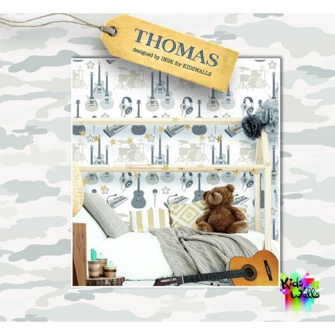 Thomas Kids Walls Stones Grey TH27115