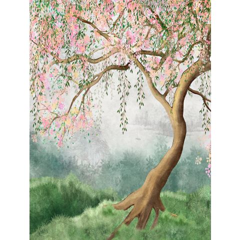 CUTE WALLS WEEPING WILLOW - FAIRY TALE ROSE CW6052-1