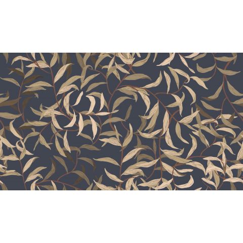 DUTCH WALLCOVERINGS - ANNET WEELINK VOL.1 LOLA LEAVES NAVY