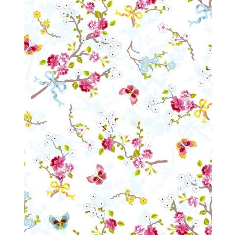 Pip Studio Wallpaper IV Chinese Rose White 375070