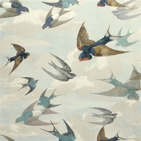 John Derian Picture Book Wallpapers - Chimney Swallow PJD6003/01