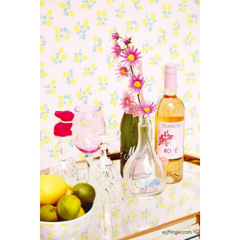 Eijffinger Rice Juicy Lemon Soft Pink 359163