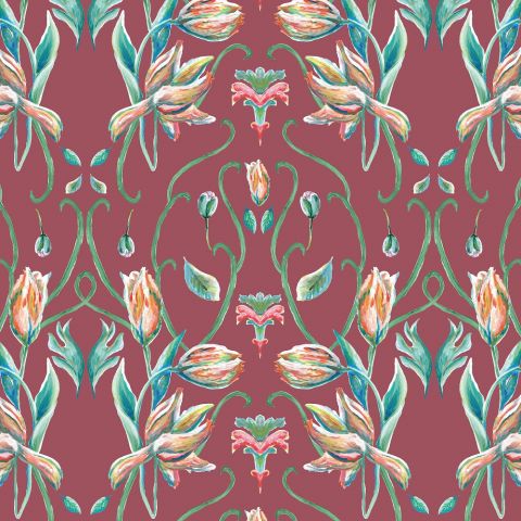 Catchii Art Nouveau French Tulip W100130