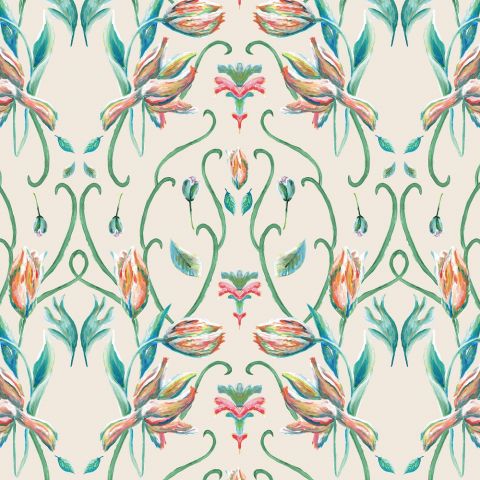 Catchii Art Nouveau French Tulip W100131