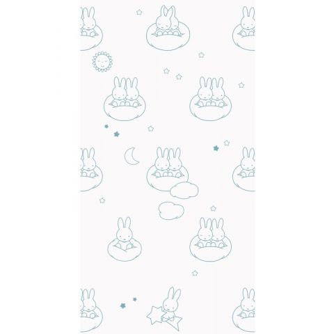 Nijntje - Miffy Clouds Bleu WP-517