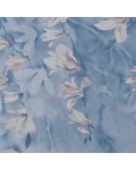 1838 Wallcoverings Pavilion - Trailing Magnolia Chambray 2109-158-03